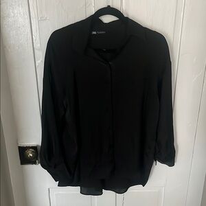 Zara Women's Black Blouse